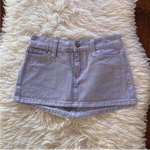 Brandy Melville Malia Mini Skirt Blue